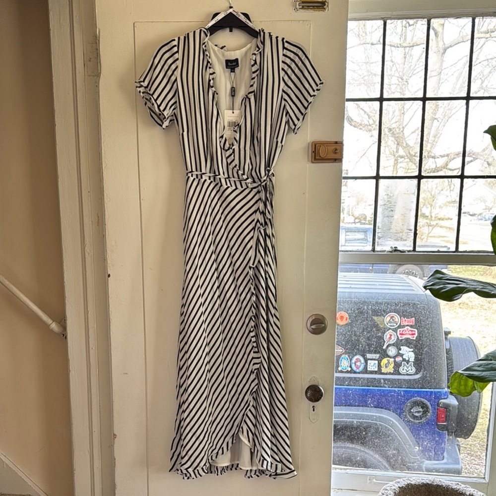 Bardot wrap dress